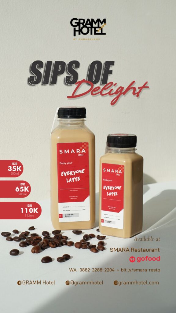 Sip Delight Kopi GRAMM HOTEL