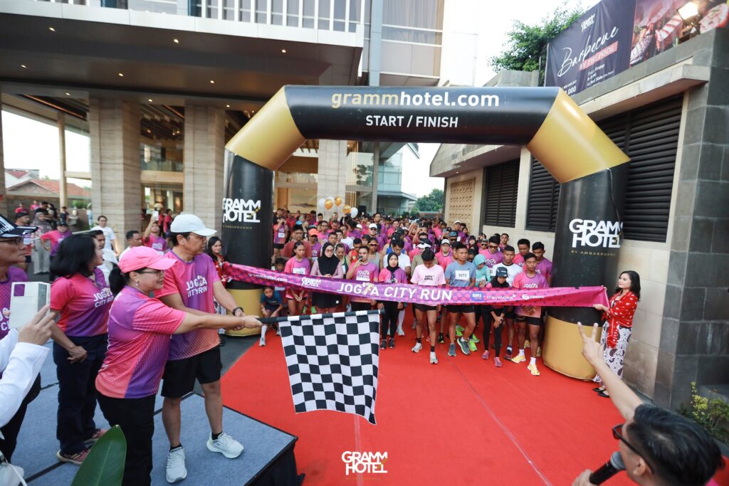 Jogja City Run dalam Peringatan Hari Jadi GRAMM HOTEL ke-7