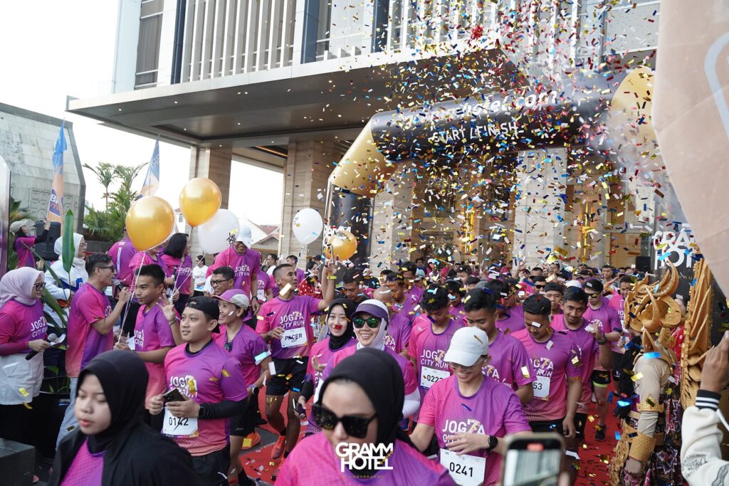 Jogja City Run dalam Peringatan Hari Jadi GRAMM HOTEL ke-7