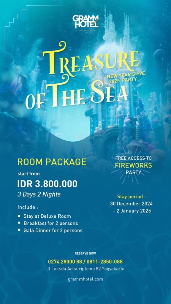 Event Tahun Baru Jogja Bersama : Treasure of the Sea New Year Eve Party 2025