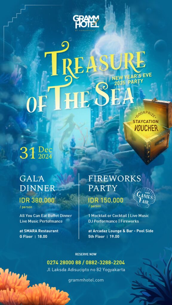 Event Tahun Baru Jogja Bersama : Treasure of the Sea New Year Eve Party 2025