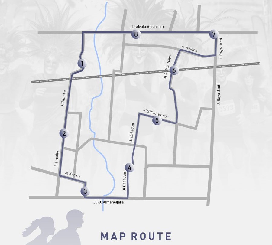 Rute Event Lari Jogja First Sunday Run