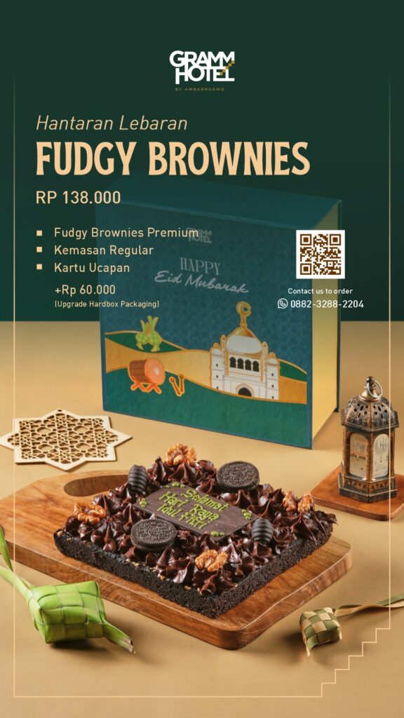 Fudgy Brownies Hampers Lebaran GRAMM HOTEL by Ambarrukmo Yogyakarta
