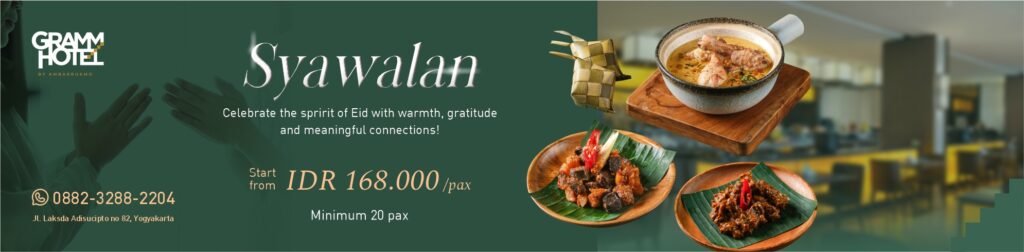 Paket syawalan dan halal bi halal di Yogyakarta