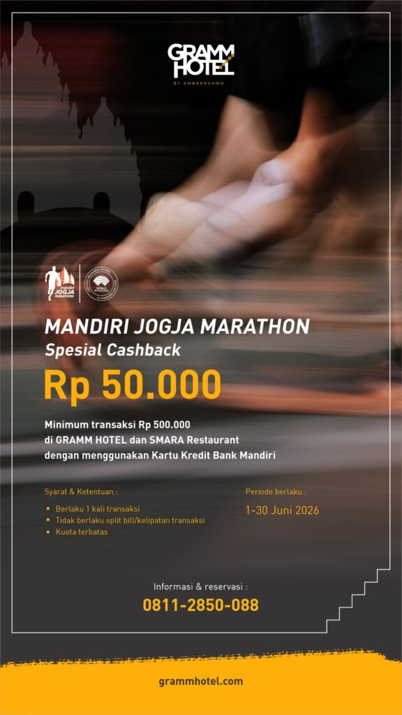 Promo Menginap Special Mandiri Jogja Marathon