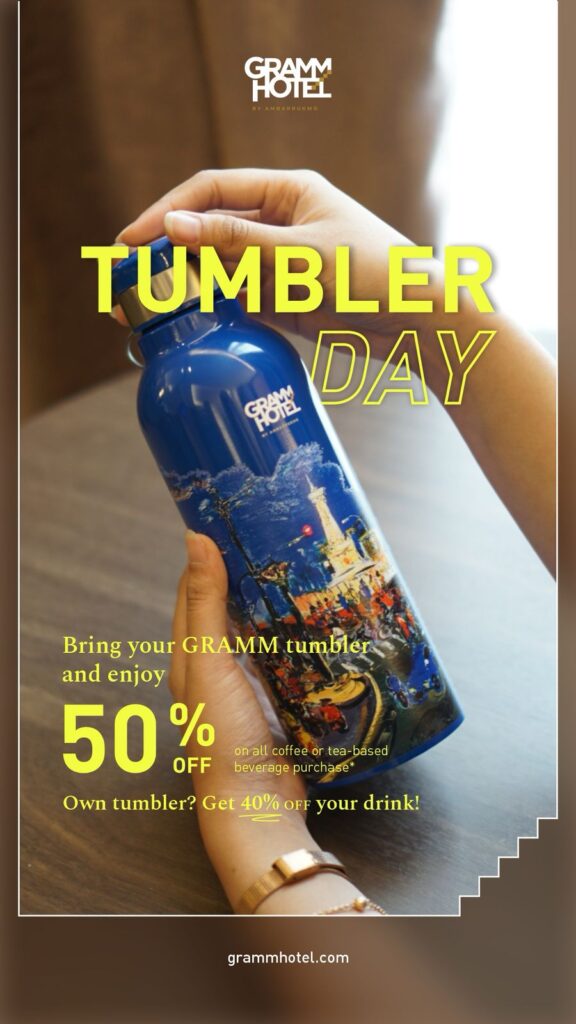 Tumblr Day Promo Diskon 50% GRAMM HOTEL