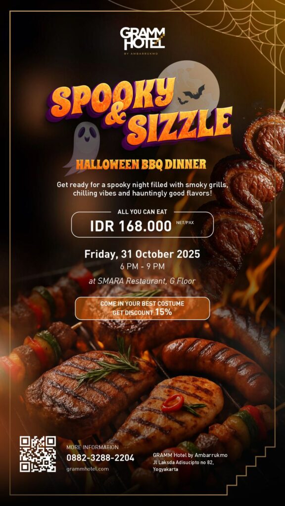 From Dine to Dance: Pesta Halloween 2025 di GRAMM HOTEL by Ambarrukmo Jogja