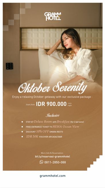 Room Promo October Serenity