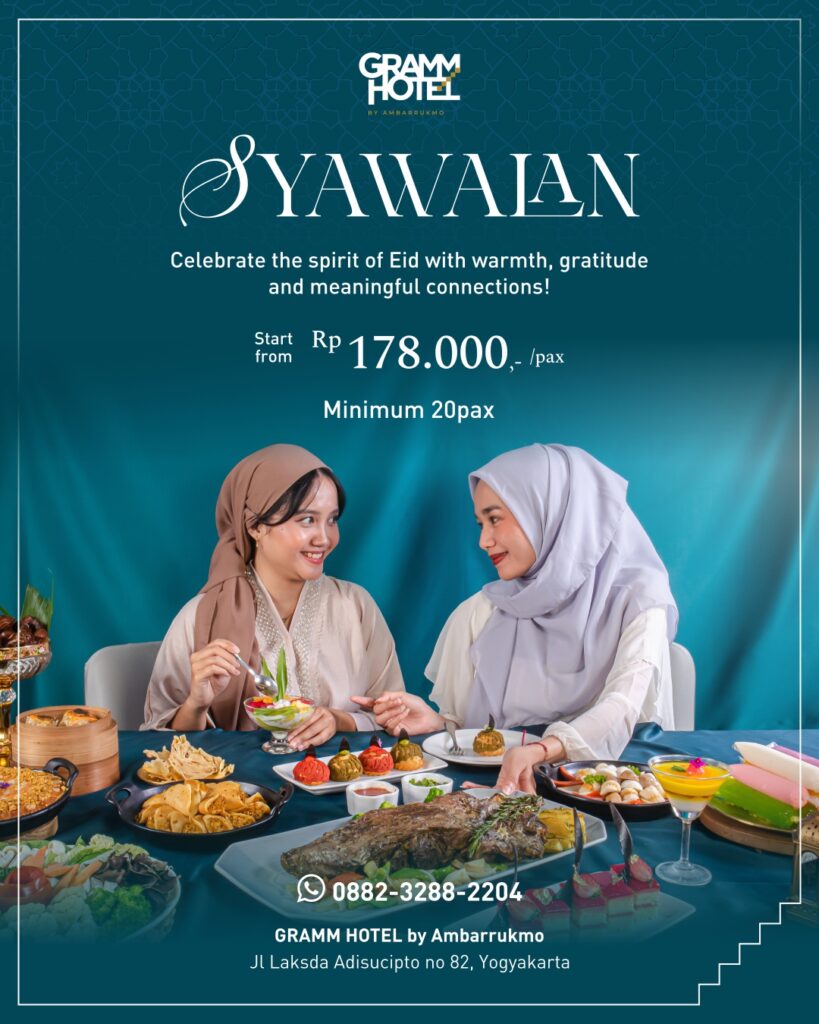 Flyer Paket Syawalan Halal Bi Halal GRAMM HOTEL