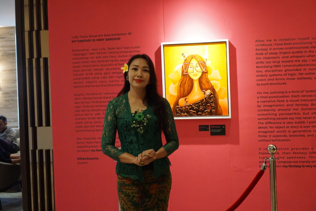 Lully Tutus Solo Art Exhibition “My Fantasy is Very Serious” di GRAMM HOTEL by Ambarrukmo