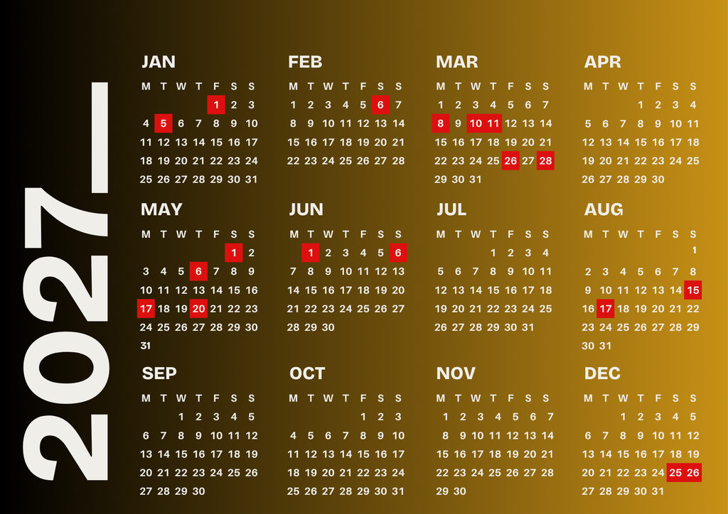 Kalender dan Hari Libur Nasional 2027: Catat Tanggal Penting untuk Rencanakan Liburan